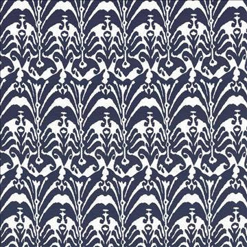 Alankar Cobalt by Kasmir Fabric 8004 100% Cotton USA 9,000 Wyzenbeek Double Rubs H: 7 inches, V: 15 4/8 inches 54 - Fabric Carolina - Kasmir