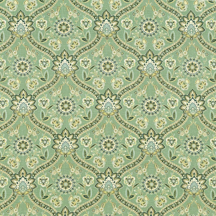 Albergo Seamist by Kasmir Fabric 5107 55% Linen 45% Rayon CHINA H: 13 4/8 inches, V:13 2/8 inches 54 - 55 - Fabric Carolina - Kasmir
