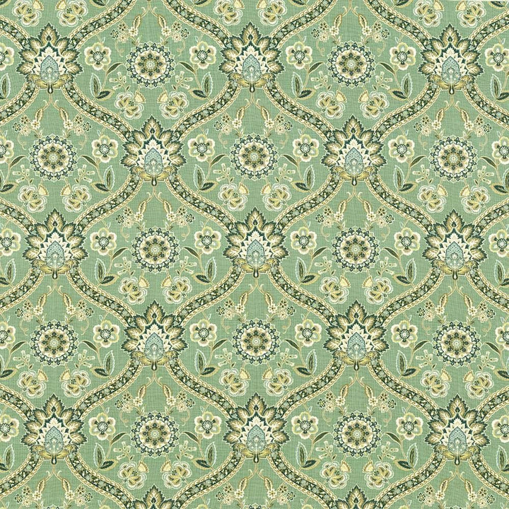 Albergo Seamist by Kasmir Fabric 5107 55% Linen 45% Rayon CHINA 12,000 Wyzenbeek Double Rubs Horizontal: 13 4/8 inches and Vertical: 13 2/8 inches 54 - 55 - Fabric Carolina -