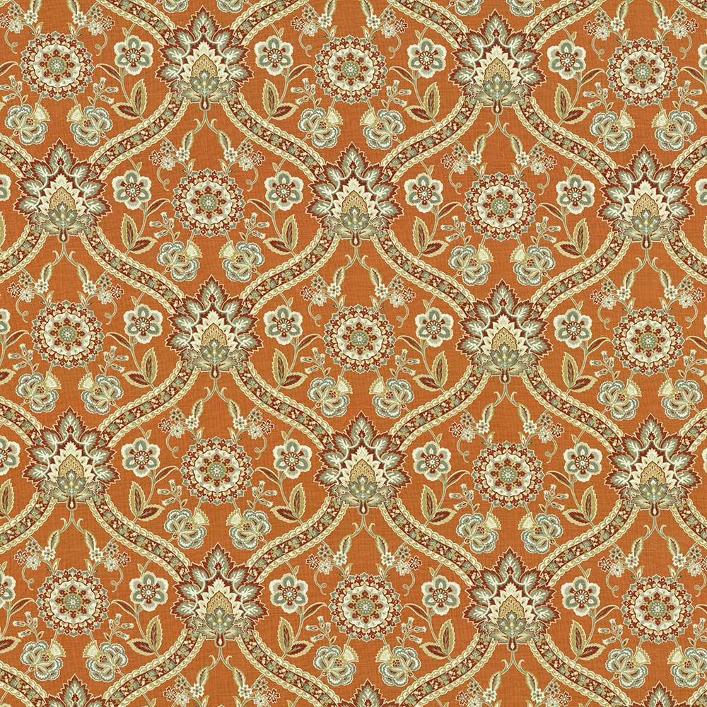 Albergo Spice by Kasmir Fabric 5106 55% Linen
45% Rayon
 CHINA </p><p>Repeat: Horizontal: 13 4/8 inches and Vertical: 13 2/8 inches 54 - 55 - Fabric Carolina -