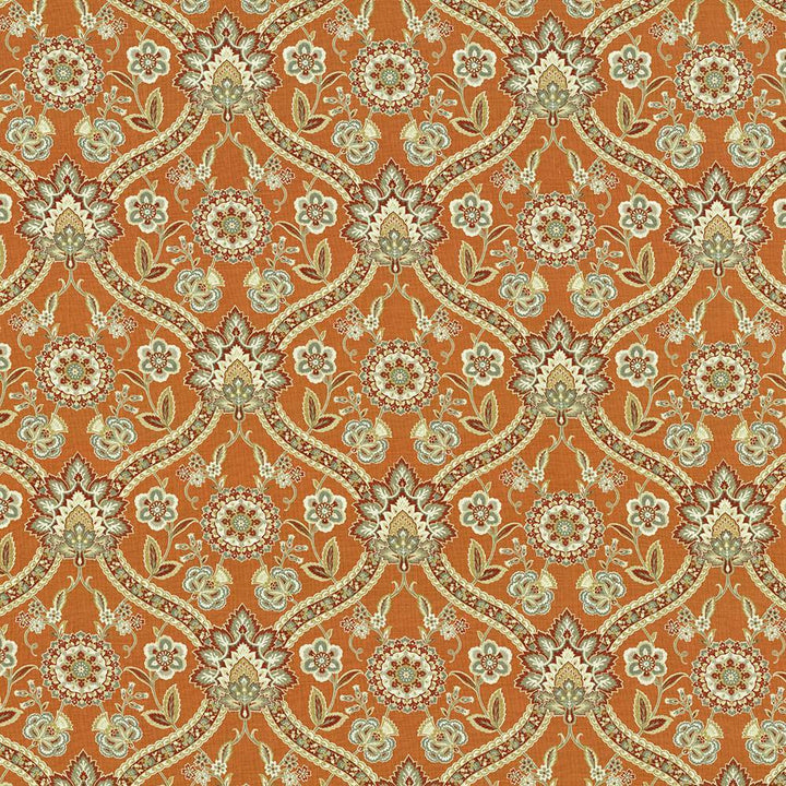 Albergo Spice by Kasmir Fabric 5106 55% Linen
45% Rayon
 CHINA </p><p>Repeat: Horizontal: 13 4/8 inches and Vertical: 13 2/8 inches 54 - 55 - Fabric Carolina -
