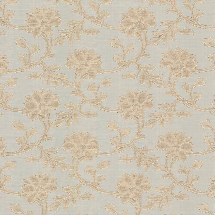 Alcedo Cream by Kasmir Fabric 5012 100% Polyester CHINA Not Tested H: 14 inches, V:15 2/8 inches 113 - 114 - Fabric Carolina - Kasmir