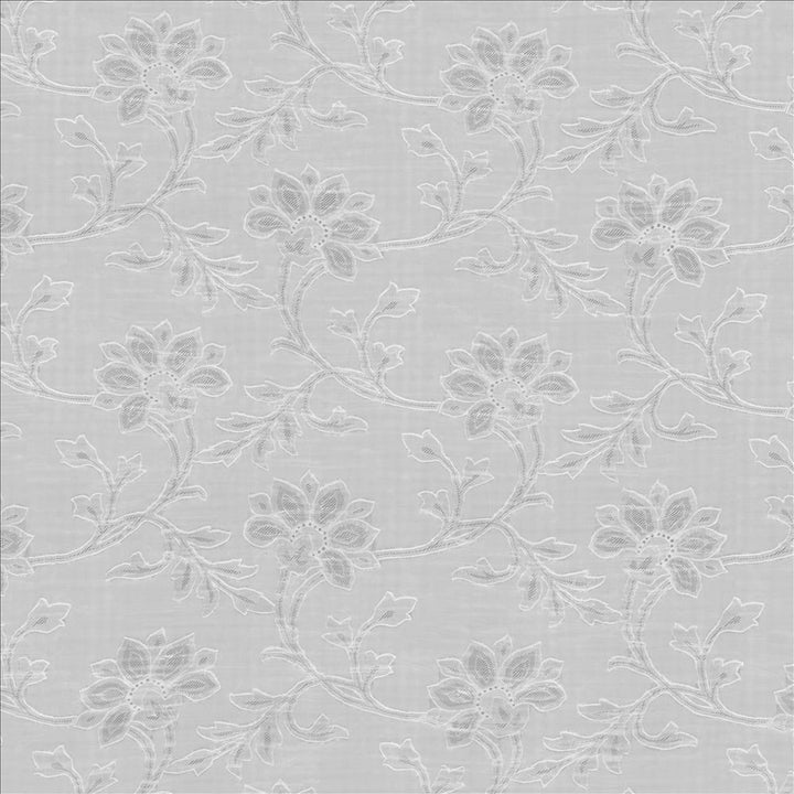 Alcedo White by Kasmir Fabric 5012 100% Polyester
 CHINA Not Tested </p><p>Repeat: Horizontal: 14 inches and Vertical: 15 2/8 inches 113 - Fabric Carolina -