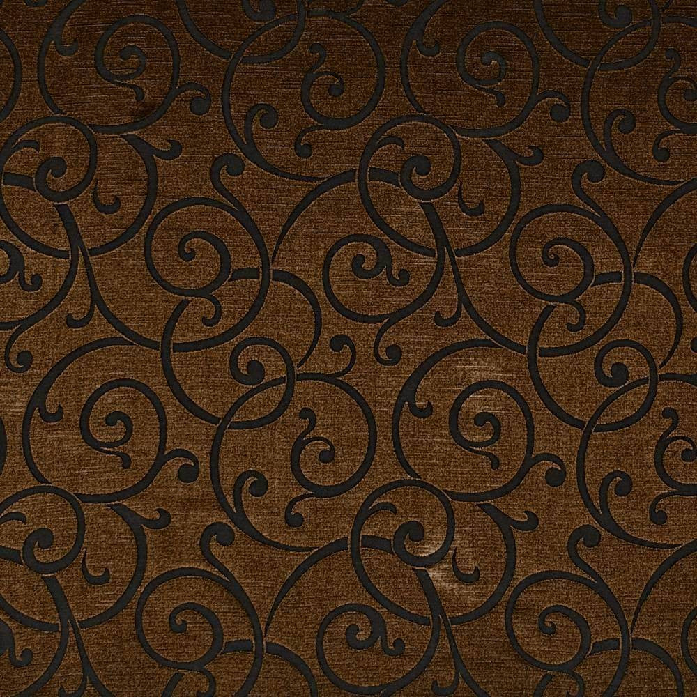Aldenham Chocolate by Kasmir Fabric 1382 58% Cotton 42% Polyester TAIWAN 30,000 Wyzenbeek Double Rubs H: 13 4/8 inches, V:13 4/8 inches 54 - 55 - Fabric Carolina - Kasmir