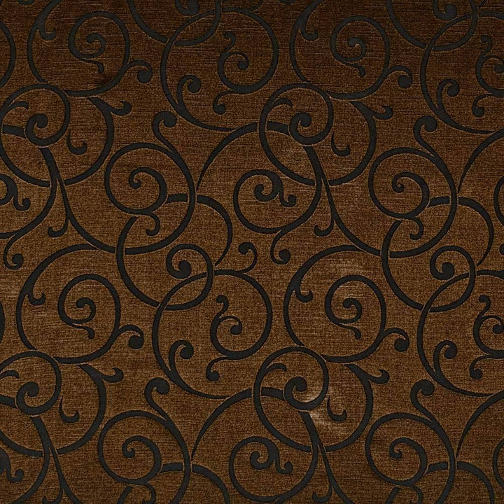 Aldenham Chocolate by Kasmir Fabric 1382 58% Cotton 42% Polyester TAIWAN 30,000 Wyzenbeek Double Rubs H: 13 4/8 inches, V:13 4/8 inches 54 - 55 - Fabric Carolina - Kasmir
