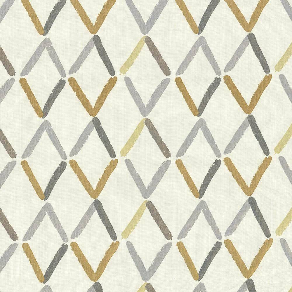 Aldwych Trellis Canary by Kasmir Fabric 1434 88% Polyester 12% Cotton Embroidery Contents 100% Polyester INDIA Not Tested H: 17 2/8 inches, V:9 inches 54 - 56 - Fabric Carolina - Kasmir