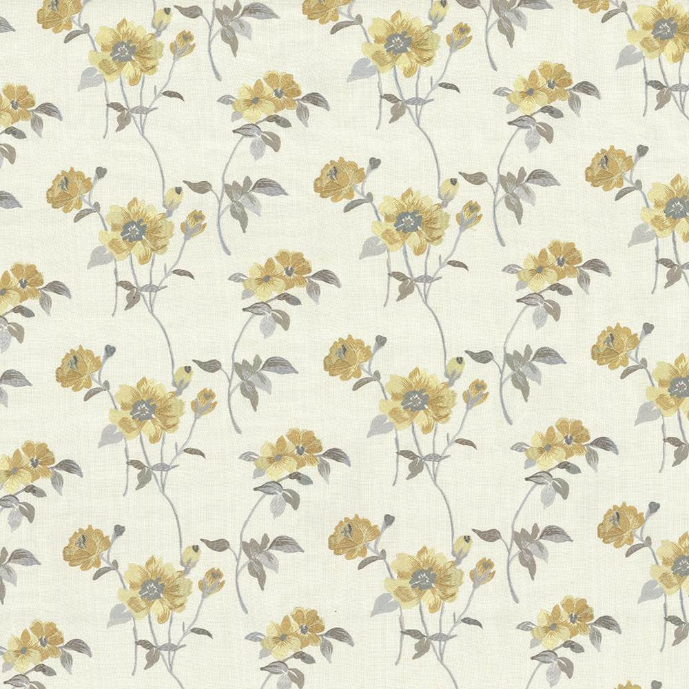 Aldwych Garden Canary by Kasmir Fabric 1434 88% Polyester
12% Cotton
Embroidery
100% Polyester
 INDIA </p><p>Repeat: Horizontal: 13 inches and Vertical: 9 2/8 inches 51 - 56 - Fabric Carolina -