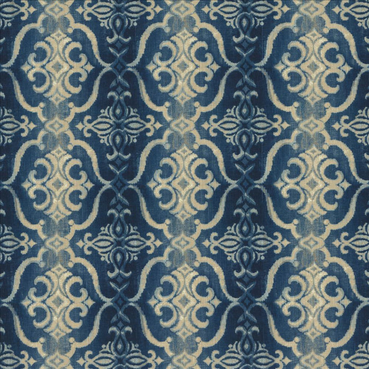 Alessandra Blue by Kasmir Fabric 1454 100% Linen
 TURKEY 14,000 Martindale Cycles Horizontal: 13 4/8 inches and Vertical: 12 4/8 inches 55 - Fabric Carolina -