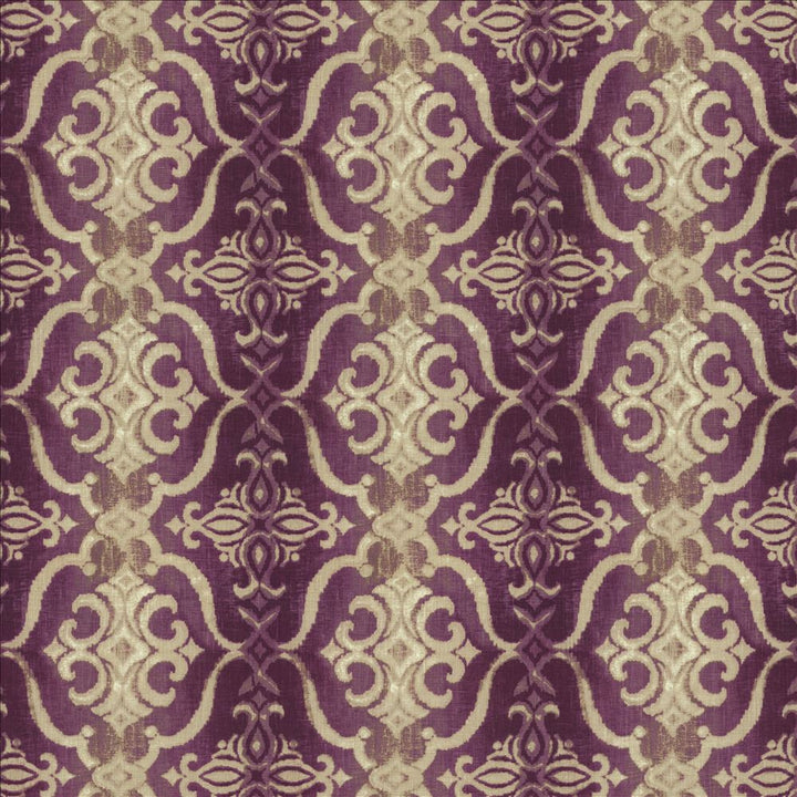 Alessandra Purple  by Kasmir Fabric See sample 100% Linen
 TURKEY 14,000 Martindale Cycles </p><p>Repeat: Horizontal: 13 4/8 inches and Vertical: 12 4/8 inches 55  - Fabric Carolina -