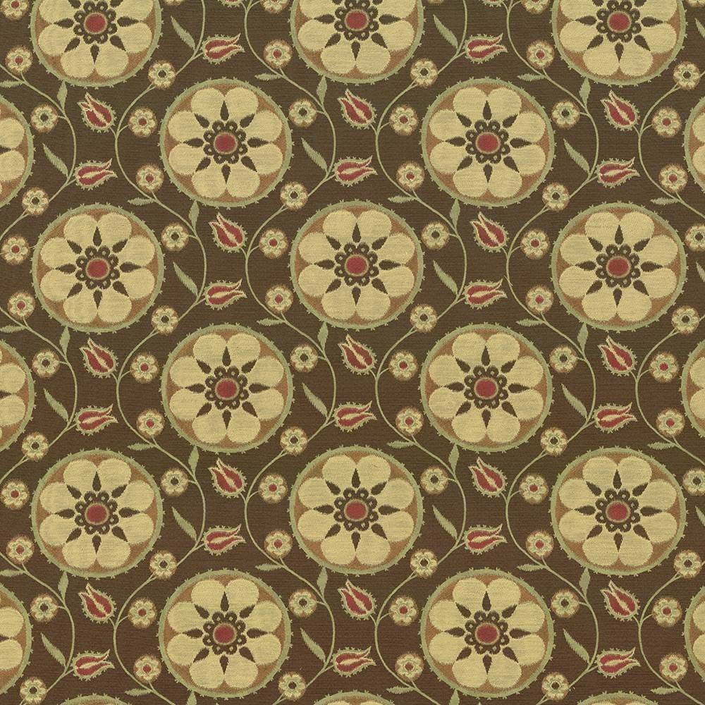 Alhambra Amour Plantation by Kasmir Fabric 1416 39% Cotton 33% Polyester 28% Rayon CHINA 12,500 Wyzenbeek Double Rubs H: 14 3/8 inches, V:13 5/8 inches 55 - 56 - Fabric Carolina - Kasmir