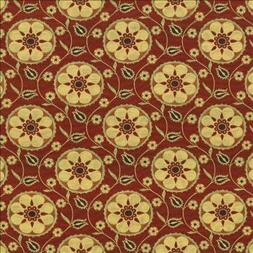 Alhambra Amour Salsa by Kasmir Fabric 1418 39% Cotton 33% Polyester 28% Rayon CHINA 12,500 Wyzenbeek Double Rubs H: 14 3/8 inches, V: 13 5/8 inches 55 - 56 - Fabric Carolina - Kasmir