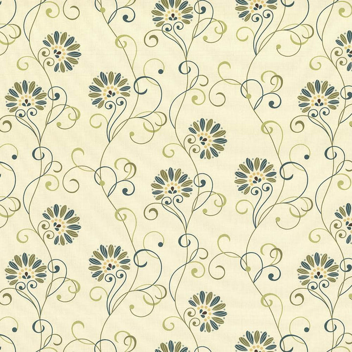 Alinea Ibiza by Kasmir Fabric 5065 100% Cotton
 PAKISTAN </p><p>Repeat: Horizontal: 30 inches and Vertical: 18 inches 46 - Fabric Carolina -