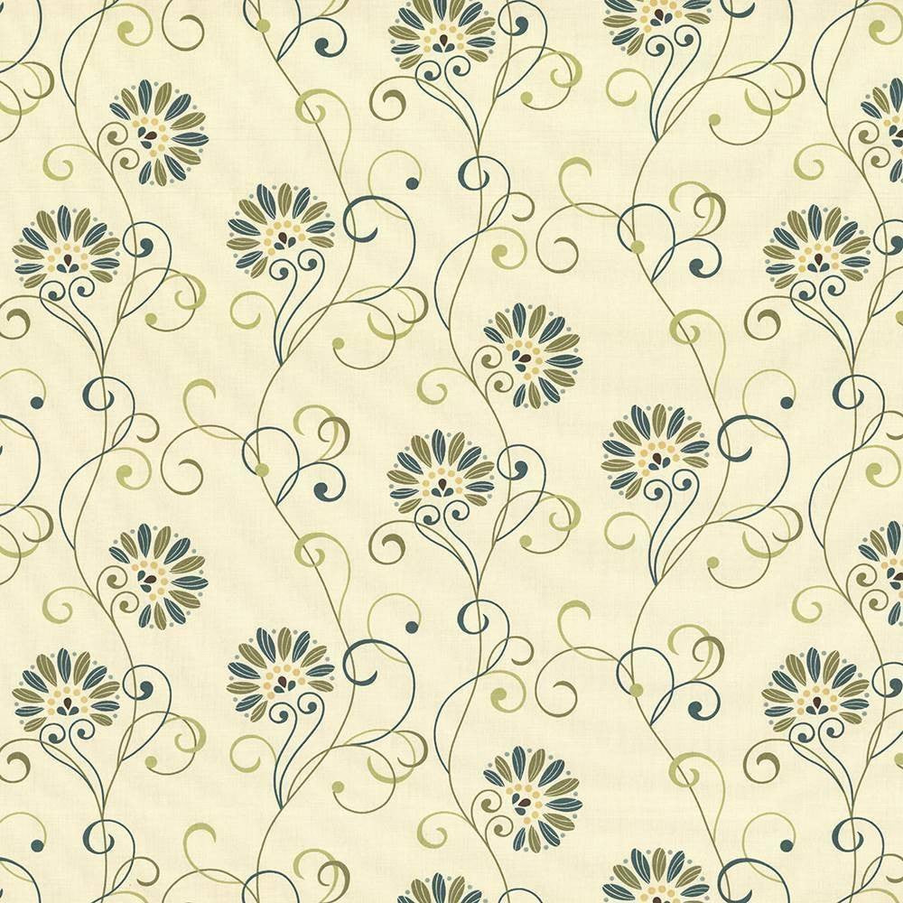 Alinea Ibiza by Kasmir Fabric 5065 100% Cotton PAKISTAN Not Tested H: 30 inches, V:18 inches 53 - Fabric Carolina - Kasmir