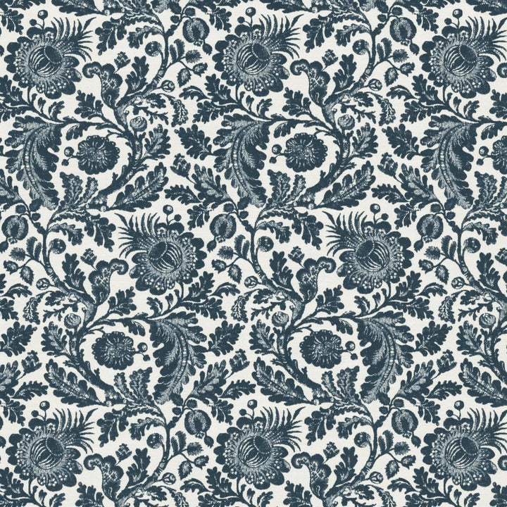 All A Flutter Indigo by Kasmir Fabric 5136 60% Polyester
40% Rayon
 CHINA </p><p>Repeat: Horizontal: 14 2/8 inches and Vertical: 27 inches 57 - Fabric Carolina -
