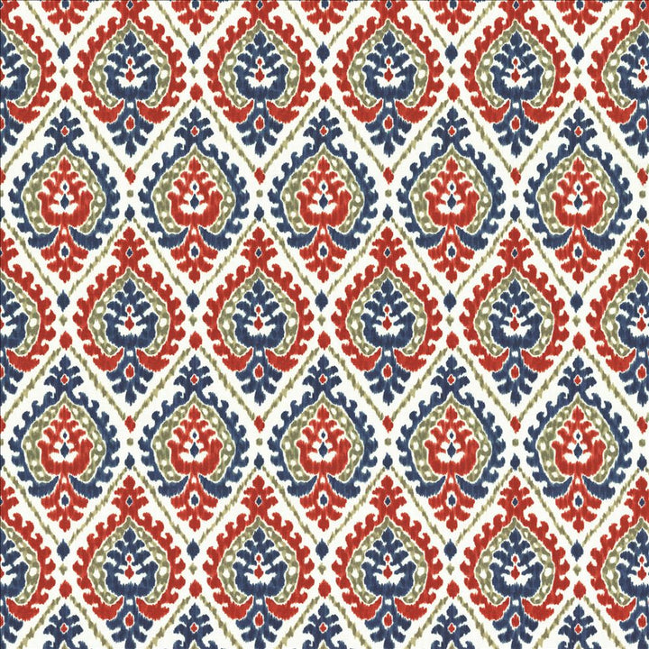 Alluring Americana by Kasmir Fabric 1468 100% Cotton
 SPAIN </p><p>Repeat: Horizontal: 6 6/8 inches and Vertical: 13 4/8 inches 54 - Fabric Carolina -