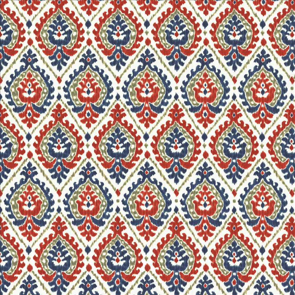 Alluring Americana by Kasmir Fabric 1468 100% Cotton
 SPAIN 30,000 Wyzenbeek Double Rubs </p><p>Repeat: Horizontal: 6 6/8 inches and Vertical: 13 4/8 inches 54 - Fabric Carolina -