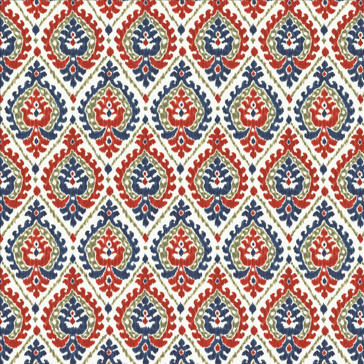 Alluring Americana by Kasmir Fabric 1468 100% Cotton
 SPAIN 30,000 Wyzenbeek Double Rubs </p><p>Repeat: Horizontal: 6 6/8 inches and Vertical: 13 4/8 inches 54 - Fabric Carolina -