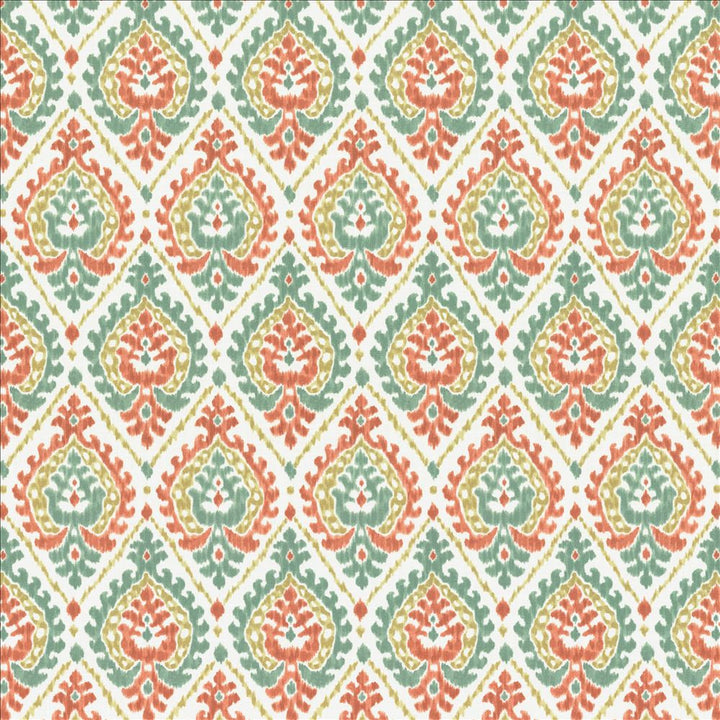 Alluring Coral by Kasmir Fabric 1468 100% Cotton
 SPAIN </p><p>Repeat: Horizontal: 6 6/8 inches and Vertical: 13 4/8 inches 54 - Fabric Carolina -