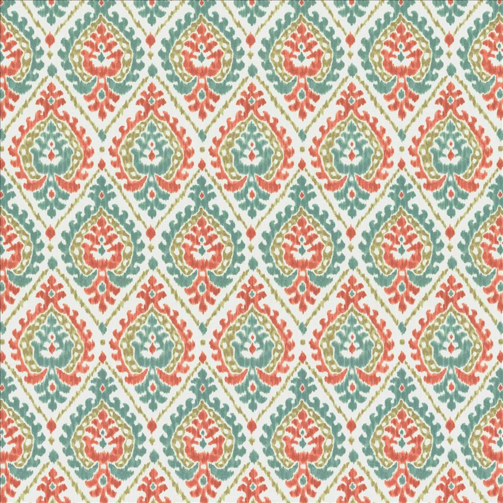 Alluring Coral by Kasmir Fabric 1468 100% Cotton
 SPAIN 30,000 Wyzenbeek Double Rubs </p><p>Repeat: Horizontal: 6 6/8 inches and Vertical: 13 4/8 inches 54 - Fabric Carolina -