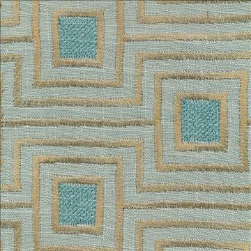 Amazed Misty Blue by Kasmir Fabric 1388 66% Rayon 34% Linen CHINA 6,000 Wyzenbeek Double Rubs H: 3 4/8 inches, V: 5 6/8 inches 55 - Fabric Carolina - Kasmir