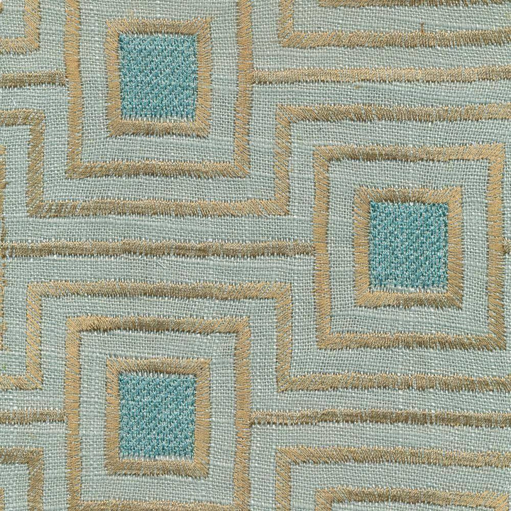 Amazed Misty Blue by Kasmir Fabric 1388 66% Rayon 34% Linen CHINA 6,000 Wyzenbeek Double Rubs H: 3 4/8 inches, V:5 6/8 inches 55 - Fabric Carolina - Kasmir