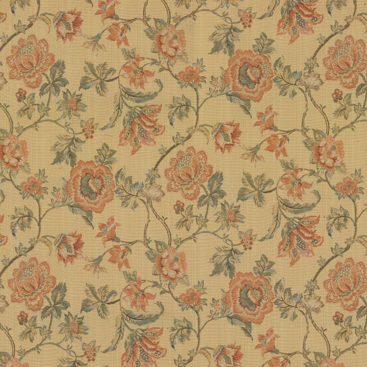 Amberlyn Floral Sunshine by Kasmir Fabric 8000 55% Polyester 45% Rayon CHINA 30,000 Wyzenbeek Double Rubs H: 28 4/8 inches, V:21 inches 54 - 56 - Fabric Carolina - Kasmir