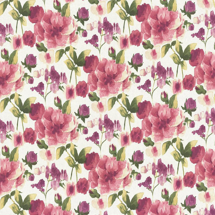 Ambrose Garden Raspberry by Kasmir Fabric 1435 100% Linen
 CHINA </p><p>Repeat: Horizontal: 27 inches and Vertical: 25 2/8 inches 54 - Fabric Carolina -
