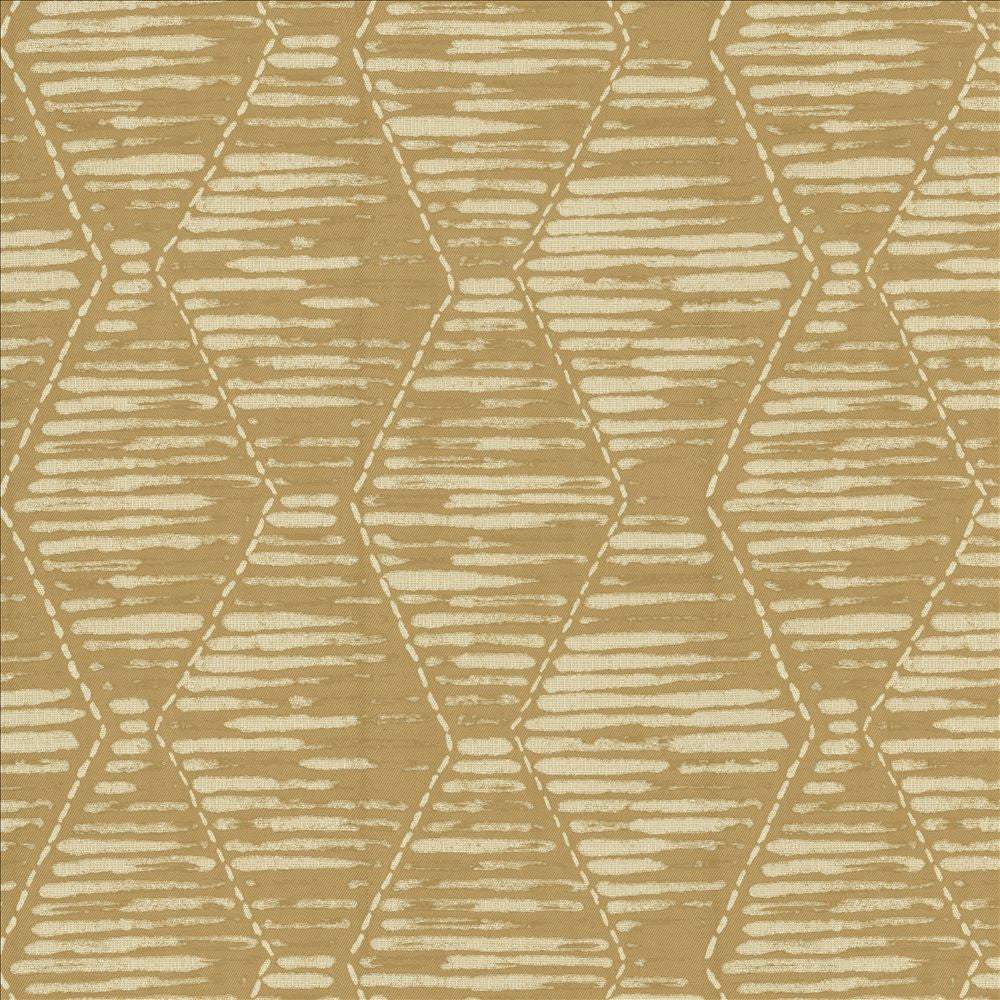Among Friends Gold Leaf by Kasmir Fabric 5153 100% Polyester TURKEY 40,000 Wyzenbeek Double Rubs Horizontal: 14 inches and Vertical: 9 inches 54 - Fabric Carolina -