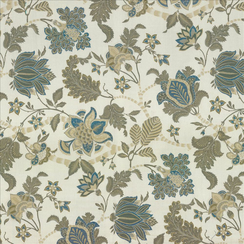 Amoroso Floral Natural by Kasmir Fabric 8003 55% Polyester
45% Viscose
 CHINA 30,000 Wyzenbeek Double Rubs Horizontal: 28 6/8 inches and Vertical: 23 4/8 inches 54 - Fabric Carolina -