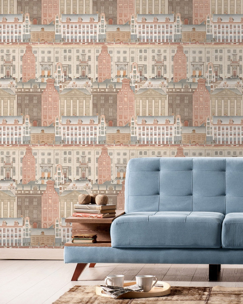 Amsterdam by Mind the Gap Designer Wallpaper PREMIUM DESIGNER WALLPAPER COLLECTION Non-woven Made in Europe Paste the wall 3 rolls x 20.5 x 3.25 yards - Swanky Fabrics -