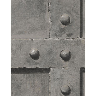 Isambard Steel by Kravet Couture Wallcovering