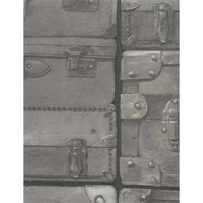 Luggage Gunmetal by Kravet Couture Wallcovering
