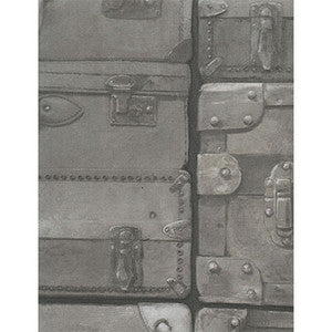 Luggage Gunmetal by Kravet Couture Wallcovering