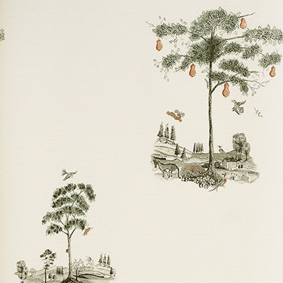Pear Tree Graphite by Kravet Couture Wallcovering