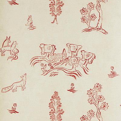 Wychwood Huntsman Red by Kravet Couture Wallcovering