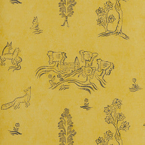 Wychwood Provencal Yellow by Kravet Couture Wallcovering
