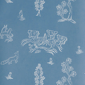 Wychwood Happy Blue by Kravet Couture Wallcovering