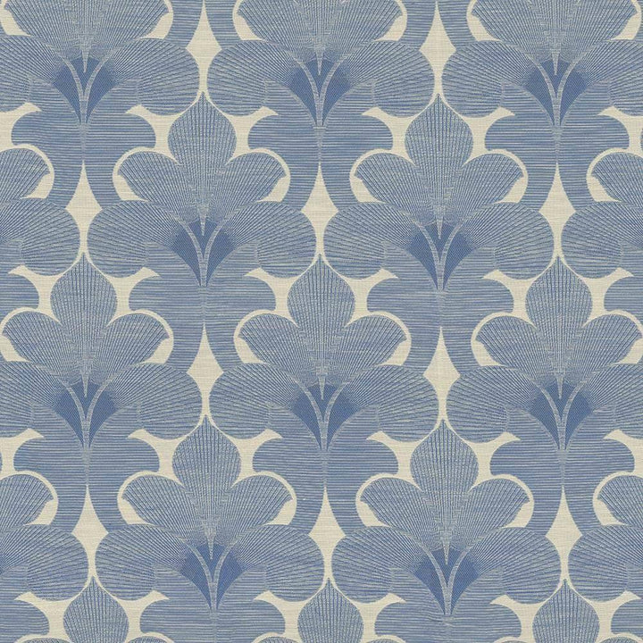 Anastasia Cobalt by Kasmir Fabric 8005 79% Rayon 21% Polyester USA 50,000 Wyzenbeek Double Rubs H: 14 3/8 inches, V:21 inches 54 - Fabric Carolina - Kasmir
