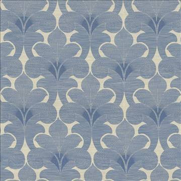 Anastasia Cobalt by Kasmir Fabric 8005 79% Rayon 21% Polyester USA 50,000 Wyzenbeek Double Rubs H: 14 3/8 inches, V: 21 inches 54 - Fabric Carolina - Kasmir