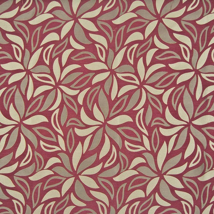Andretti Bordeaux by Kasmir Fabric 1384 61% Viscose 39% Polyester INDIA 8,000 Martindale Cycles H: 14 inches, V:25 2/8 inches 55 - Fabric Carolina - Kasmir