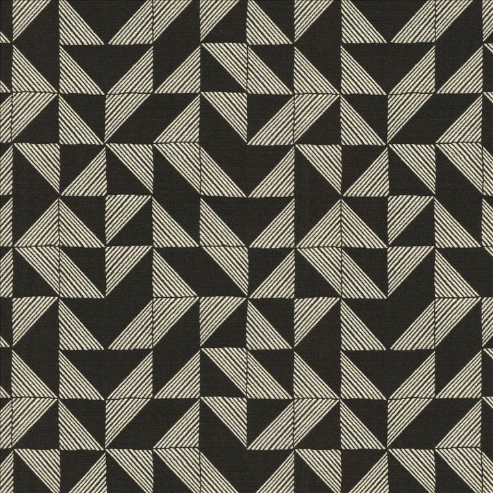 Angles Abound Night by Kasmir Fabric 1451 48% Polyester
32% Cotton
11% Olefin
9% Rayon
 USA 25,000 Wyzenbeek Double Rubs </p><p>Repeat: Horizontal: 13 4/8 inches and Vertical: 14 inches 54 - Fabric Carolina -