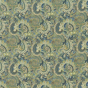 Anjou Paisley Monsoon by Kasmir Fabric