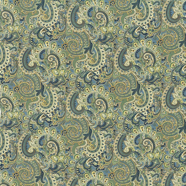 Anjou Paisley Monsoon by Kasmir Fabric 5107 55% Linen
45% Rayon
 CHINA </p><p>Repeat: Horizontal: 27 4/8 inches and Vertical: 25 2/8 inches 54 - 55 - Fabric Carolina -