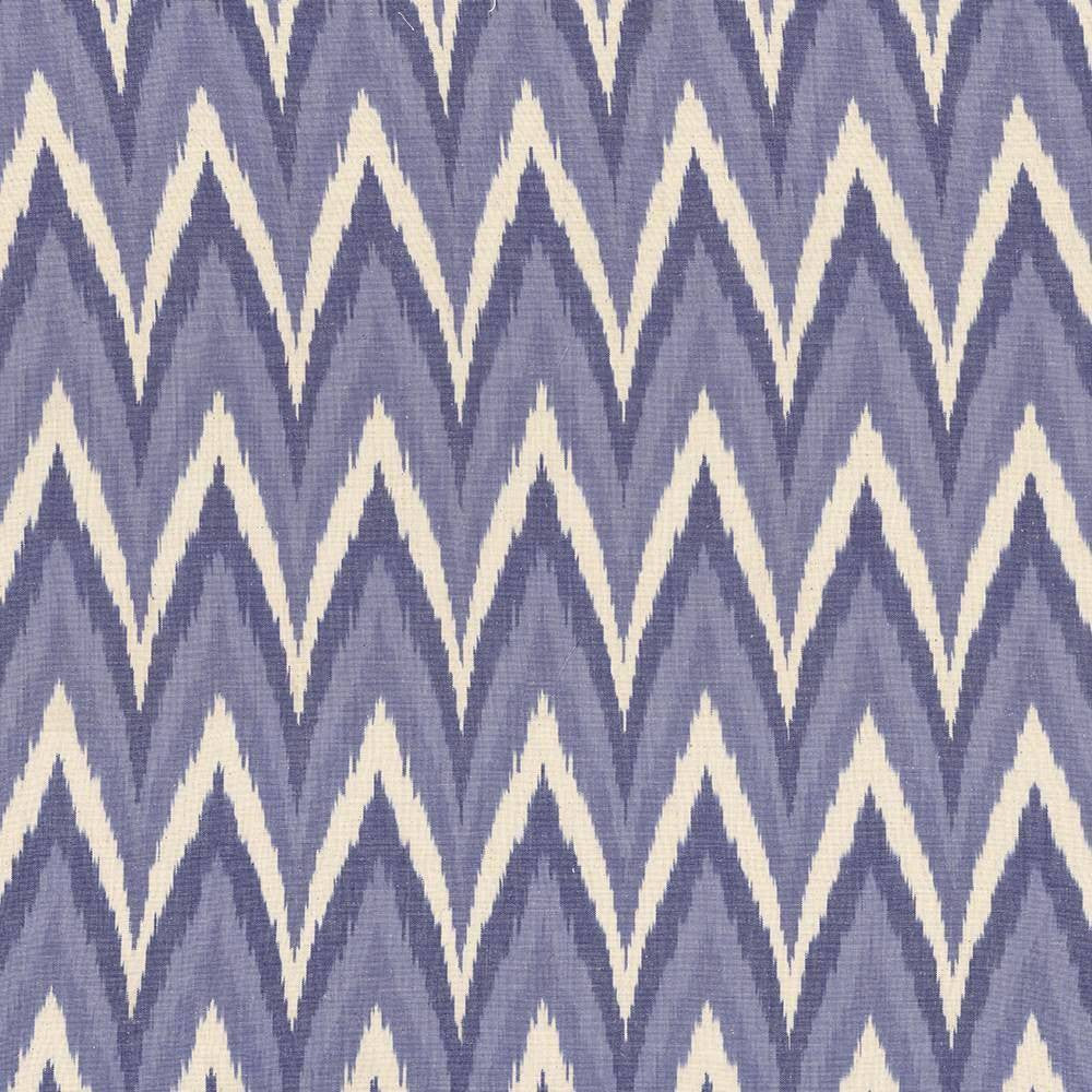 Ankara Ikat Porcelain by Kasmir Fabric 1419 100% Cotton INDIA 7,000 Wyzenbeek Double Rubs H: 4 4/8 inches, V:9 inches 54 - 55 - Fabric Carolina - Kasmir