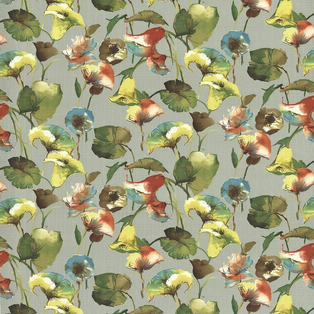 Ansley Park Celadon by Kasmir Fabric 1436 100% Cotton INDONESIA 15,000 Wyzenbeek Double Rubs H: 54 inches, V:27 inches 54 - 55 - Fabric Carolina - Kasmir