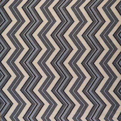 Zig Zag Crudo/Azul by Gaston Y Daniela Fabric