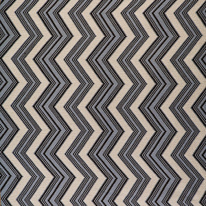 Zig Zag Crudo/Azul by Gaston Y Daniela Fabric