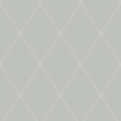 Large Georgian Rope Trellis Grey by Cole & Son Wallpaper
