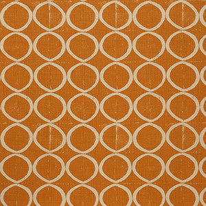 Circles Tangerine by Lee Jofa Fabric