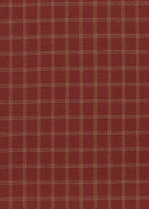 Bute Red by Mulberry Fabric